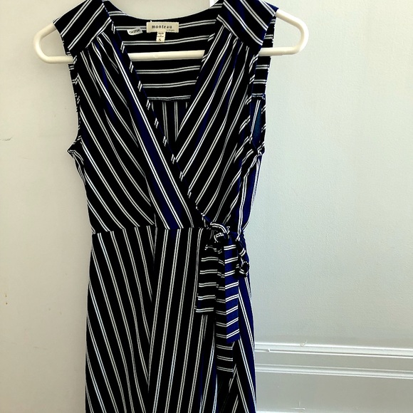 Black and White Stripe Dress - Picture 3 of 3